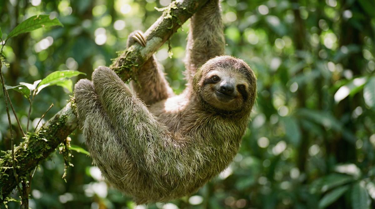 无忧传媒树懒视频 - 热带雨林慢生活视频