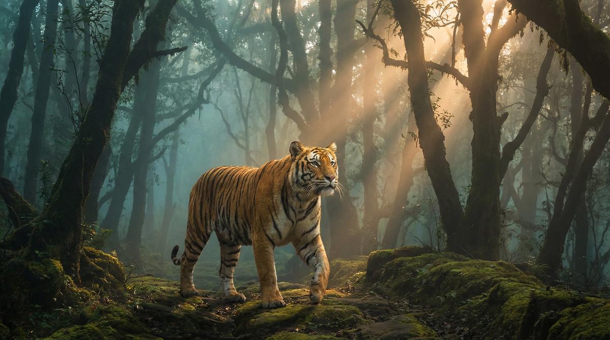 无忧传媒老虎视频 - 孟加拉虎丛林之王视频